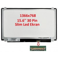  15.6 slim led 30 pin dar soket Notebook Lcd Ekran (15.6" Led slim Dar Soket Parlak)