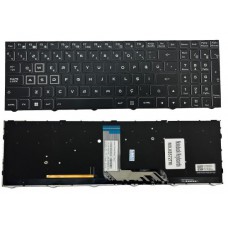 Monster Abra A7 V12.4 Notebook Klavye (Siyah RGB Aydınlatmalı TR Aydınlatmalı)