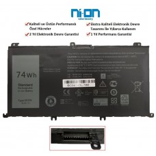 Dell inspiron 15-7567 Notebook Batarya - Pil (Nion Marka)